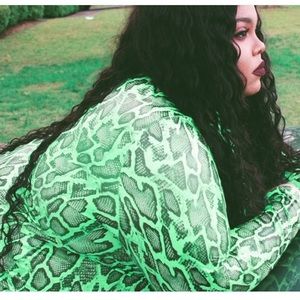 FASHIONNOVA- Wildin’ Out Snake Print Maxi dress